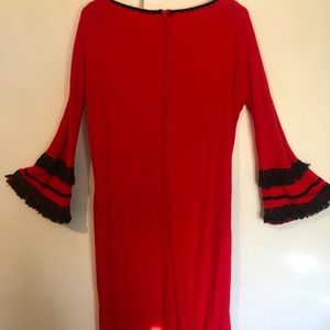 Red vintage dress